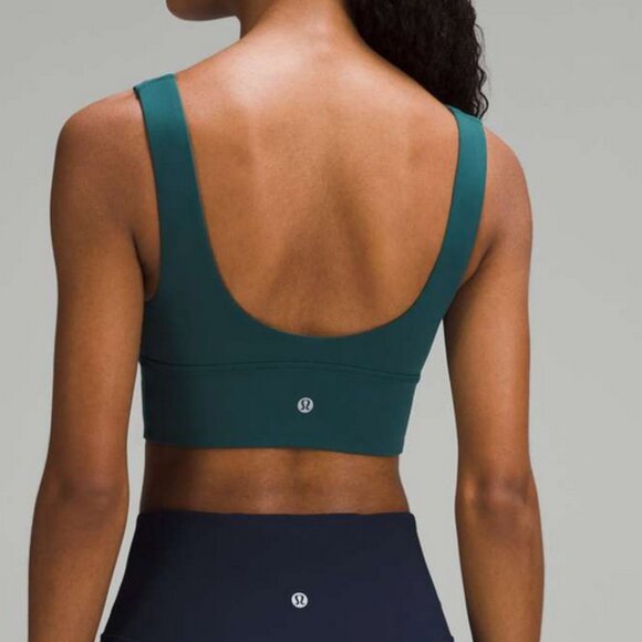 Lululemon Align V-Neck Bra (Light Support, A/B Cup) in Storm Teal - Picture 8 of 8